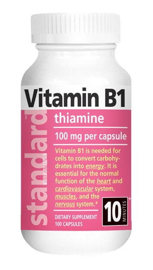 Vitamin B1 100 MG 100 Capsules