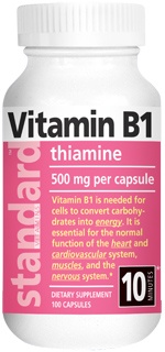 Vitamin B1 500 MG 100 Capsules