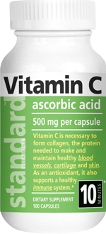 Vitamin C 500 MG 100 Capsules