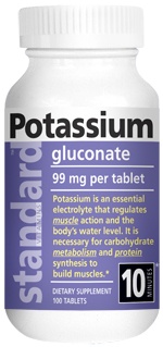  Potassium Gluconate  100 Tablets