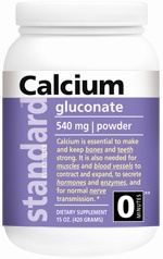  Calcium Gluconate  Powder 15 oz.